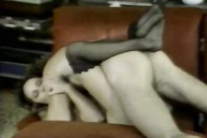 Two juvenile paramours enjoying vehement missionary style fuck