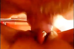 My magnificent svelte black cock slut acquires her a-hole sprayed with spunk