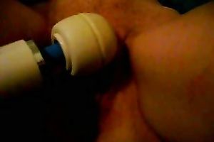 High powered dildo makes my girl's slit tremble in agonorgasmos