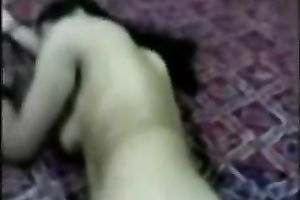 Hot and breasty Indian juvenile wife filmed bare in the bedroom