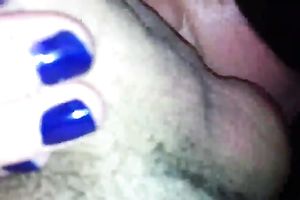 Nasty big beautiful woman emo girlfriend passionately sucks my chubby cock