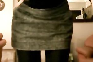 Hot white honey with shaggy hair flashes her soaked jugs