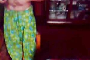 Bangladeshi girlfriend undresses exposing her voluptuous body