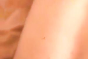 Fingering and toying moist fur pie in dilettante clip