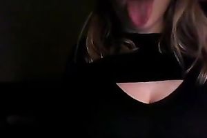 I am 31 yo honey and I like to show off my large bra buddies on webcam