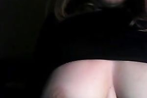 I am 31 yo honey and I like to show off my large bra buddies on webcam