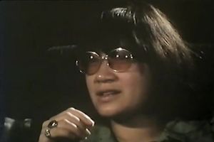 Redhead pale skin bimbo blowing weenie in front of the public