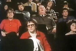 Redhead pale skin bimbo blowing weenie in front of the public