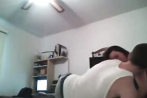 Young sweetheart sucking big cock balls unfathomable in 69 position