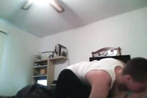 Young sweetheart sucking big cock balls unfathomable in 69 position