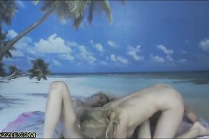 Blonde Lesbians Licks And Fucks Each Other