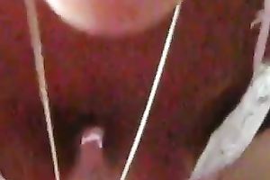 Blonde older slutwife blows cock like a rugged prostitute