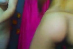 Two gorgeous and super hawt honeys stretch their constricted snatches a-hole holes