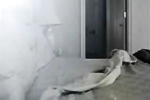 I tickle my luscious snatch with my much loved marital-device