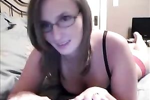 Short haired nerdy sweetheart with priceless bra buddies posed all exposed for my friend