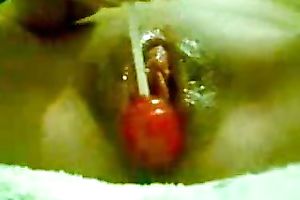 Sweet cherry sweetmeat moves up and down my hairless beefy snatch