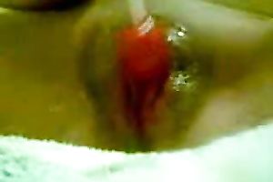 Sweet cherry sweetmeat moves up and down my hairless beefy snatch