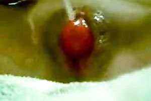 Sweet cherry sweetmeat moves up and down my hairless beefy snatch