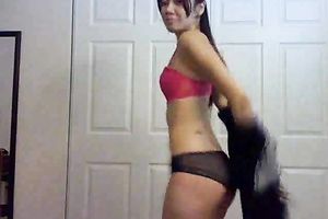 Fabulous Asian dark brown on livecam stripteasing absolutely