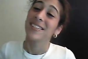 Pretty hotwife acquires in nature's garb and sucks my jock untill I cum on her face