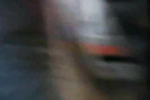 Spying on one cute Russian chick's upskirt at the bus