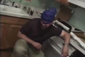 Nasty redhead whore lies in ottoman getting her twat eaten