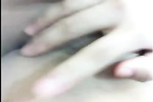 Lewd and perverted dark brown girlie flashed her valuable hairless fur pie for me