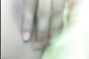 Lewd and perverted dark brown girlie flashed her valuable hairless fur pie for me