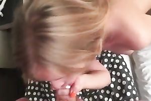 Light haired natural skinny cheating wife was engulfing my ramrod perfectly fine