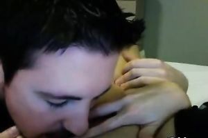 Horny pair having fleshly sex in front of web camera