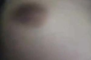 Busty and ravishing Filipina girlfriend fingered and filmed on web camera