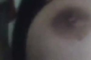 Busty and ravishing Filipina girlfriend fingered and filmed on web camera