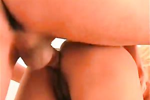 Smoking hawt golden-haired temptress gets her constricted asshole drilled hard