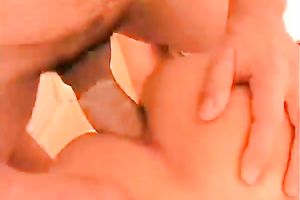 Smoking hawt golden-haired temptress gets her constricted asshole drilled hard