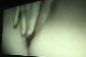 Emotional hawt buxom playgirl with puffy nipps was fingering her own lovely wet crack