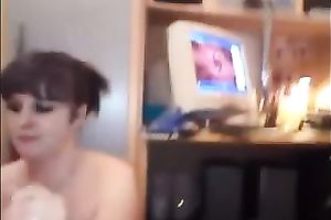 My delightsome dark brown paramour drives me insane with a sexy oral-sex