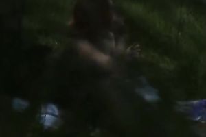 Peeking on my saucy redhead neighbour Married slut masturbating outdoors