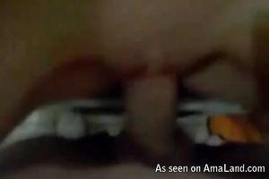 Busty hot dilettante GF receives rid of underware and bonks in the washroom