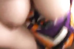Cute and breasty white bitch on the parking lot sucking my dong on webcam