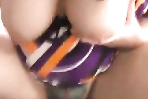 Cute and breasty white bitch on the parking lot sucking my dong on webcam