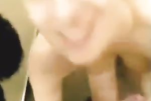 Blonde seductress giving great oral in dilettante POV movie scene