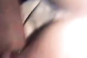 Shagging my bawdy white women in her ass in a missionary position