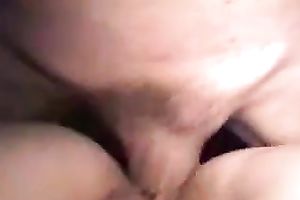 Shagging my bawdy white women in her ass in a missionary position