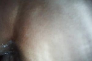 Anal sex receives my white bitch so soaked and this babe can't live without sex from behind