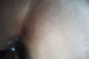 Anal sex receives my white bitch so soaked and this babe can't live without sex from behind