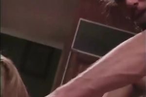 Coming home after a month her boyfriend copulates her hard all night