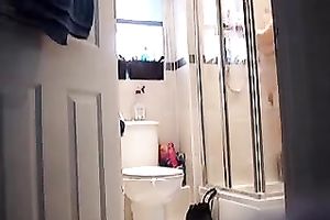 My kinky ally filmed his own mother in the shower