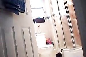 My kinky ally filmed his own mother in the shower