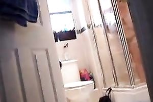 My kinky ally filmed his own mother in the shower