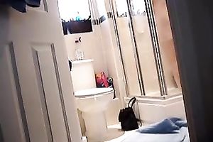 My kinky ally filmed his own mother in the shower